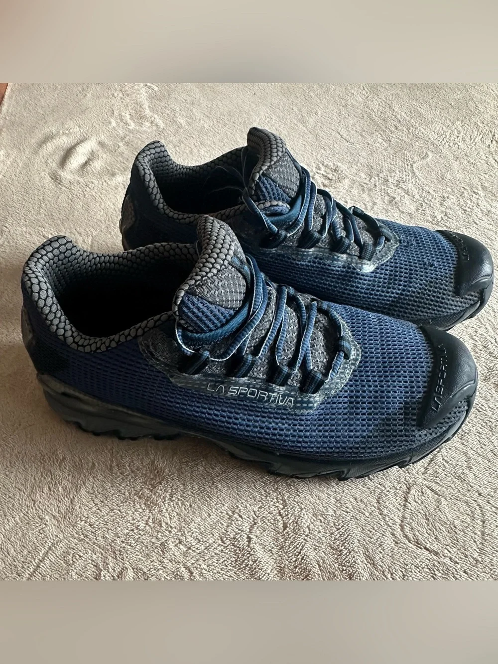 La Sportiva Wild Cat Trail Running Hiking Shoes Men's US 10 Blue Ankle Height